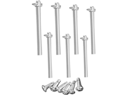 Kit De Reparo Para Ventilador Dobrável, Fácil Instalação E Estrutura Simples, 7 Conjuntos De Rebites Metal Para Eixo E