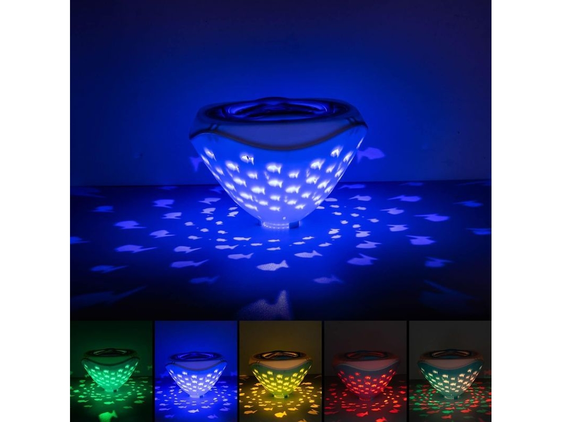 2026-luz Led Sumergible Flotante Rgb Para Bañera Con 6 Modos De Luz Disco Impermeable