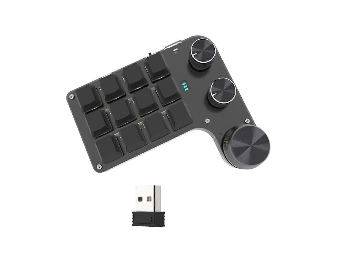 Mini Teclado Mecânico Para Jogos Com 12 Teclas Macro Personalizadas, Copiar E Colar. Everley891