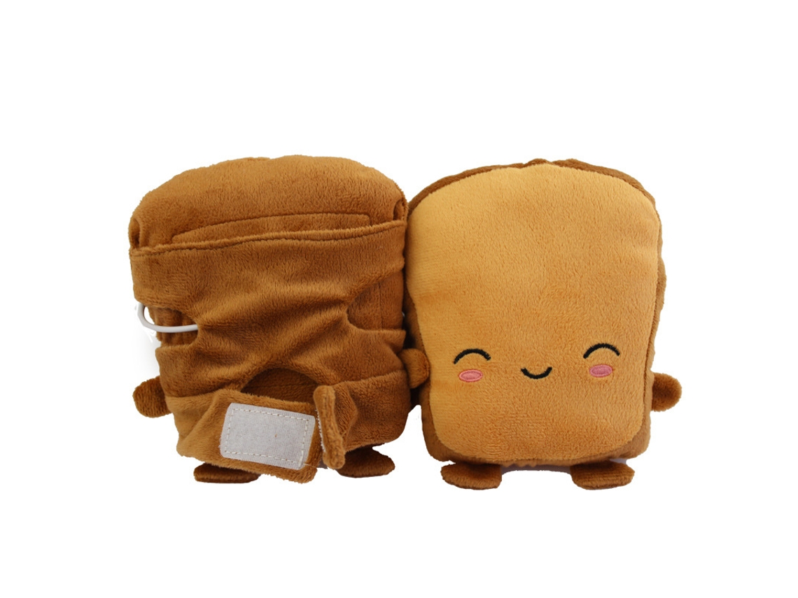 Luva Sem Dedos Aquecida Usb Pelúcia Para Inverno , 1 Par Igvtrade (sorriso)