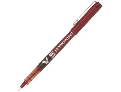 Esferográfica Tinta Líquida  V5 Hi-TecPoint 0.5 mm Vermelha