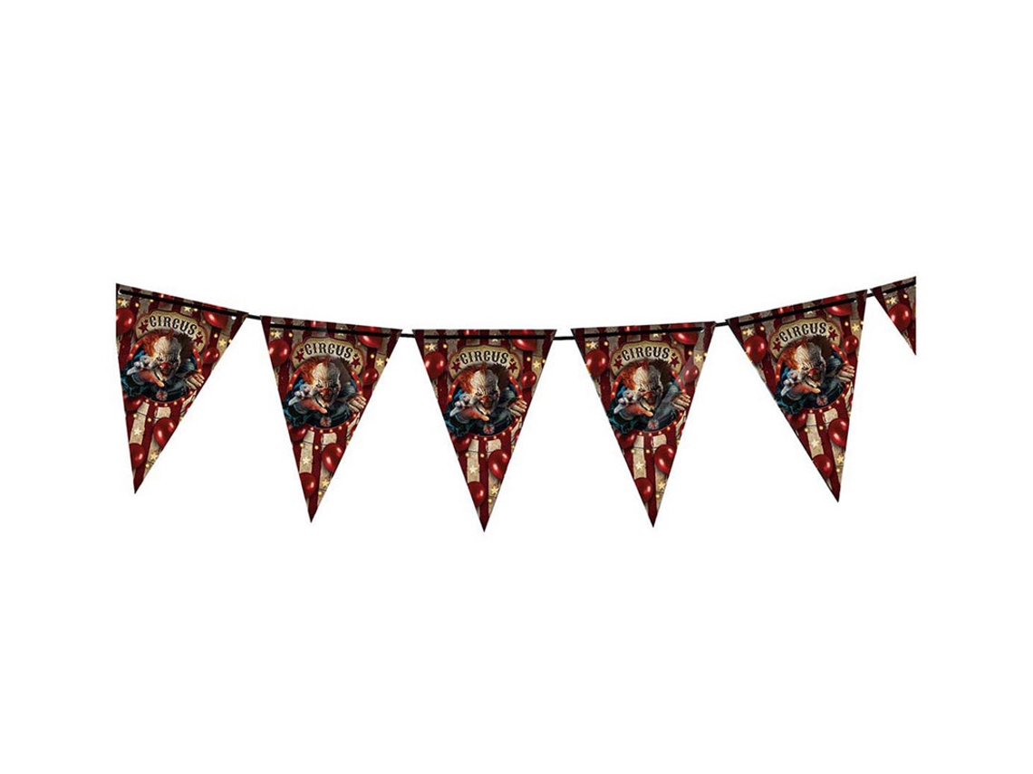Adereço GUIRCA Galhardete De Palhaço De Papel 300 Cm 19X27 Cm