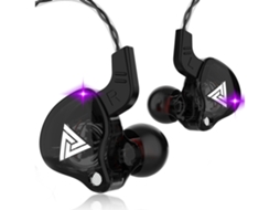 Auriculares Original Qkz Ak6 Driver De Cobre Alta Fidelidade Com Fio Microfone*