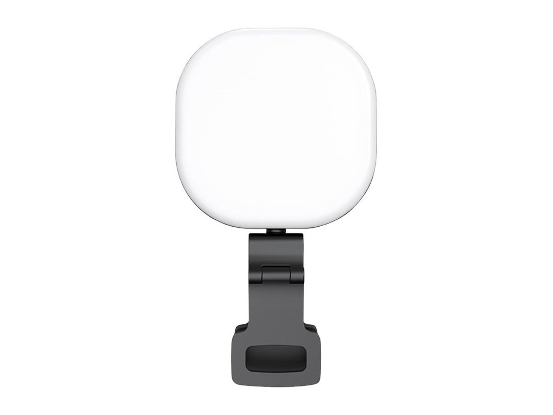 Led Luz de Preenchimento de Videoconferência Ajustável para Fotografia Protetora para Os Olhos Lâmpada para Transmissão Ao Vivo Online Preto