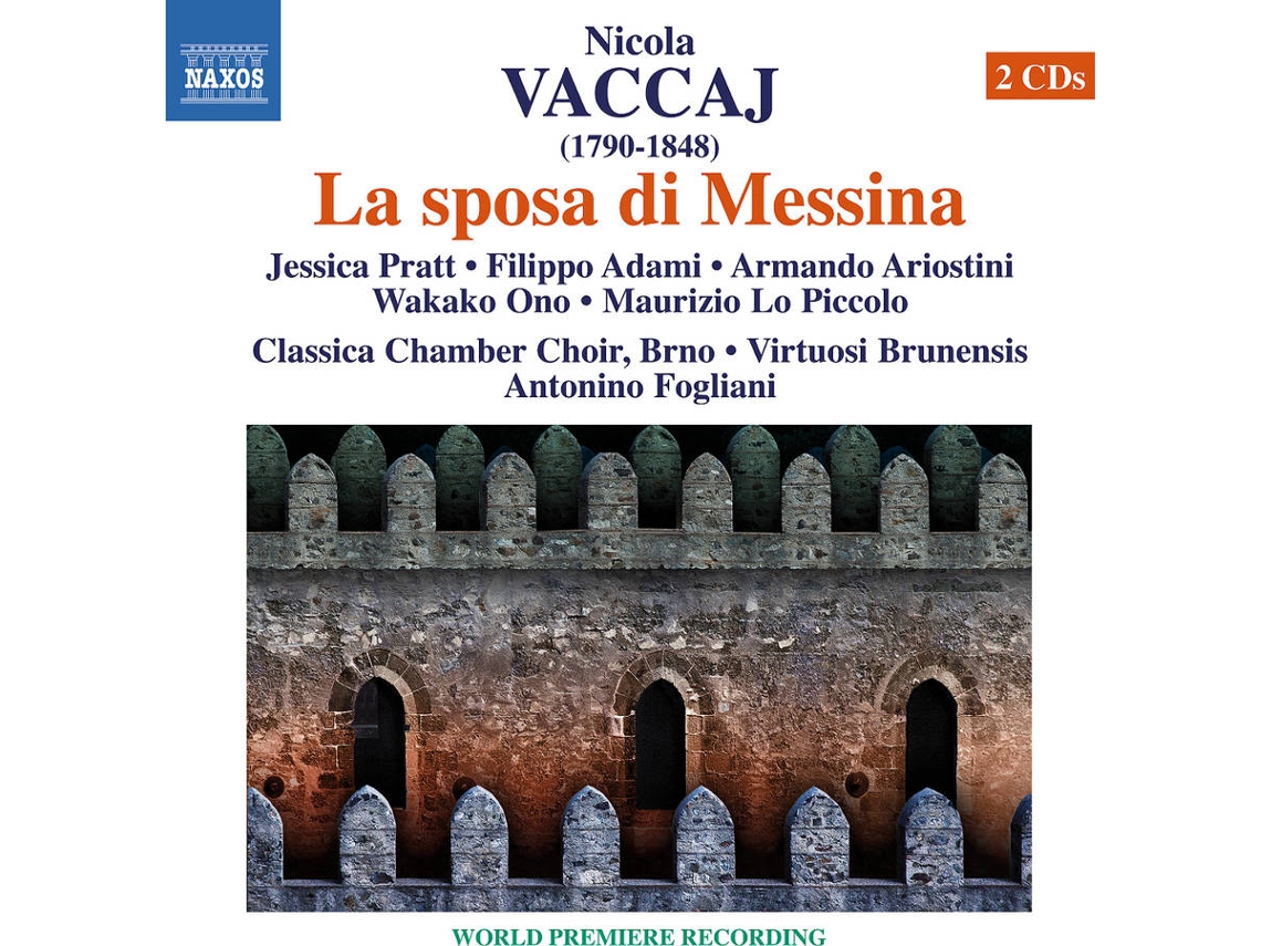 CD Fogliani/Pratt/Adami/Ariostini - La Sposa di Messina (2CDs)