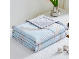 Colcha Acolchoada Fansu para Ar Condicionado Capa de Edredom Algodão Conjunto Cama Sofá com 180x200cm, Macio,