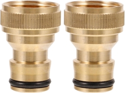 Conector Rápido De 2 Peças Para Mangueira Jardim 1/2", Cobre