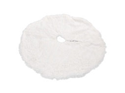 Saia para Árvore de Natal Branca de Pelúcia Luxuosa Ecológica Densa Decorativa de Natal