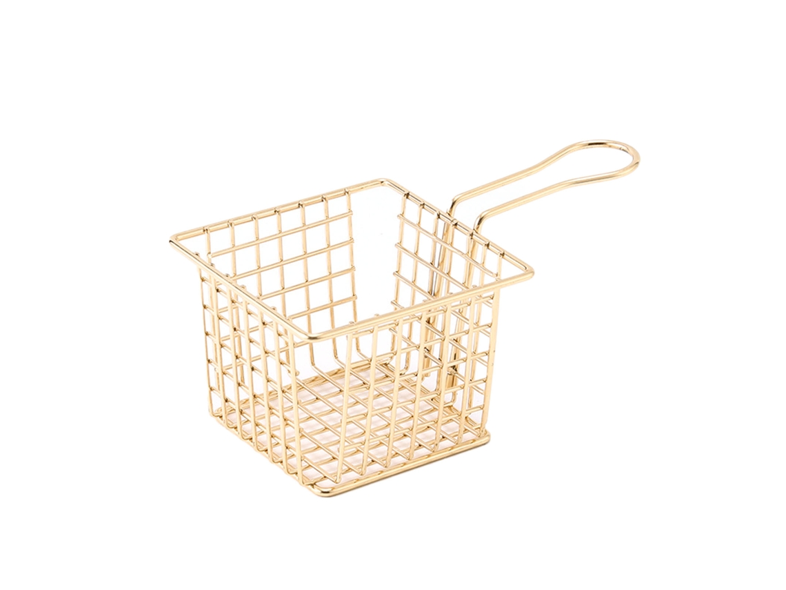 Cesta de Fritura de Ferro com Alça | S/MARCA