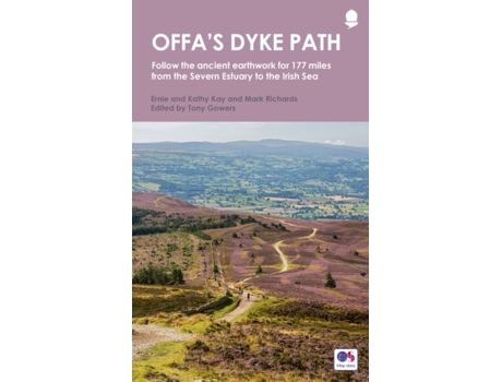 Livro offa's dyke path de tony gowers (inglês)