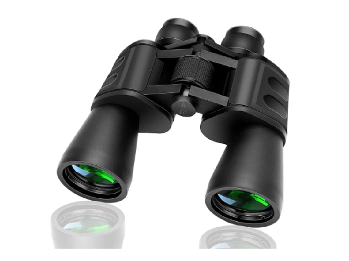 Binóculos 20x50 Binóculos Compactos À Prova Dágua Para Observação De Pássaros Caça Viagem Futebol Observação De Estrelas Bestvite (preto)