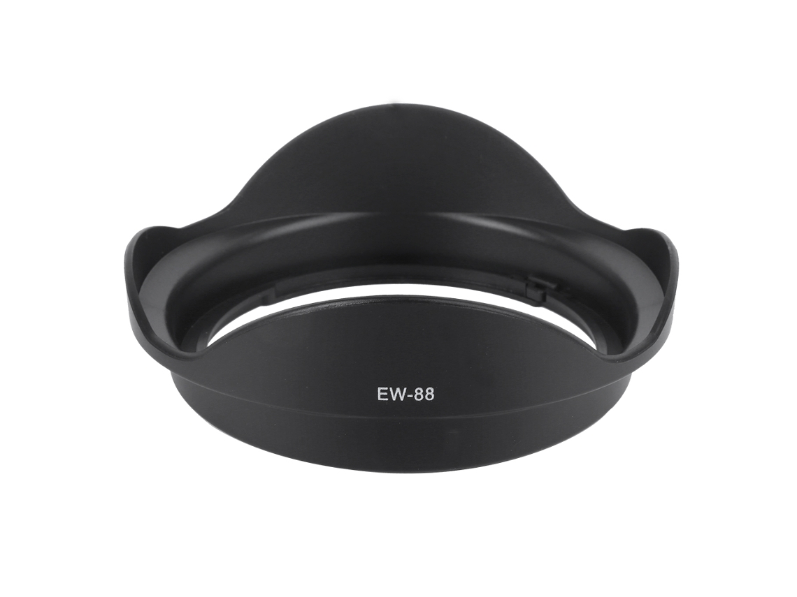 Paraguas Para Lentes Ew-88 Plástico Negro, Compatible Con Lentes Ef 16-35mm F 2.8l Ii Usm L