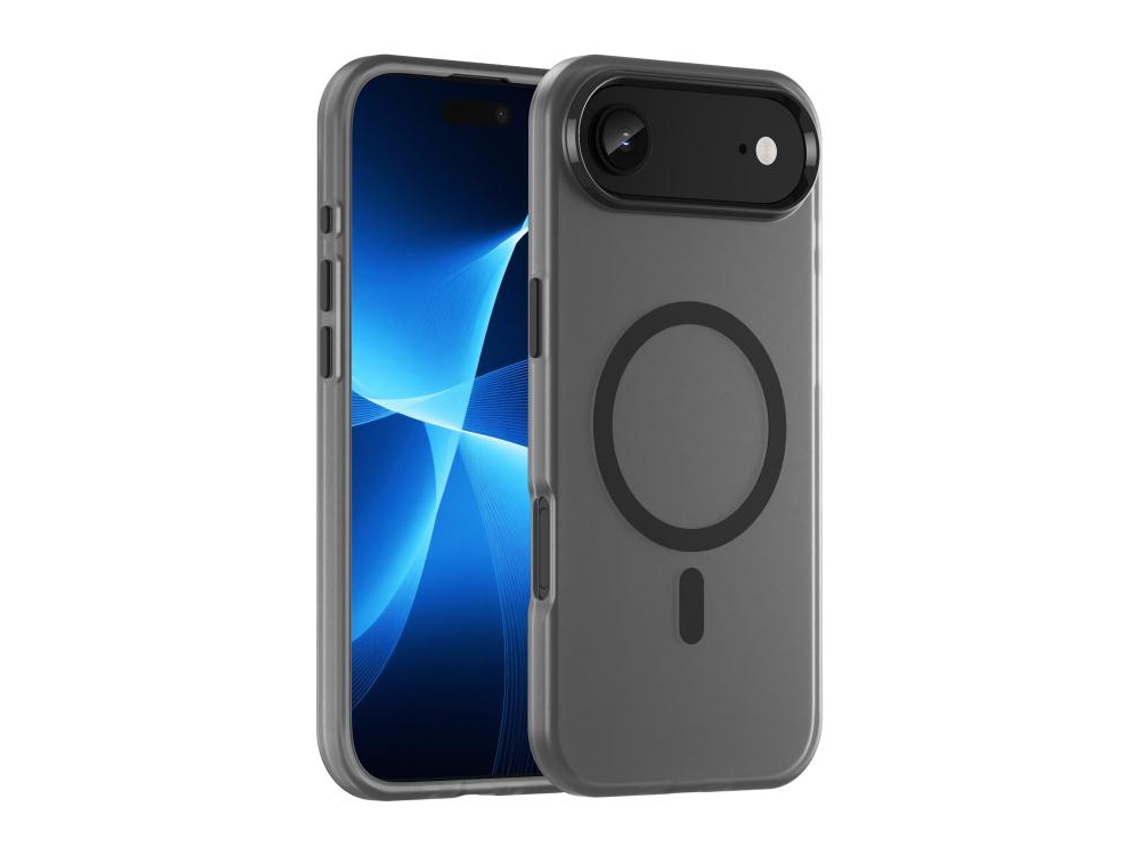 Capa Híbrida Translúcida Para Iphone Air - Tpu E Pc Com Magsafe | Fosca - Preta