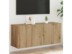 Vidaxl Móvel De Parede Para Tv 100x30x41 Cm Carvalho Artesanal