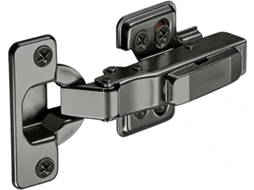 Conjunto De 2 Dobradiças Para Armário Cozinha, Dobradiças De Sobreposição Total 110° Com Fechamento Suave, Dobradiças