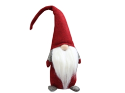 Boneca De Natal Sentada Laxiscreed Vermelha Para Decoração De Casa E Comércio