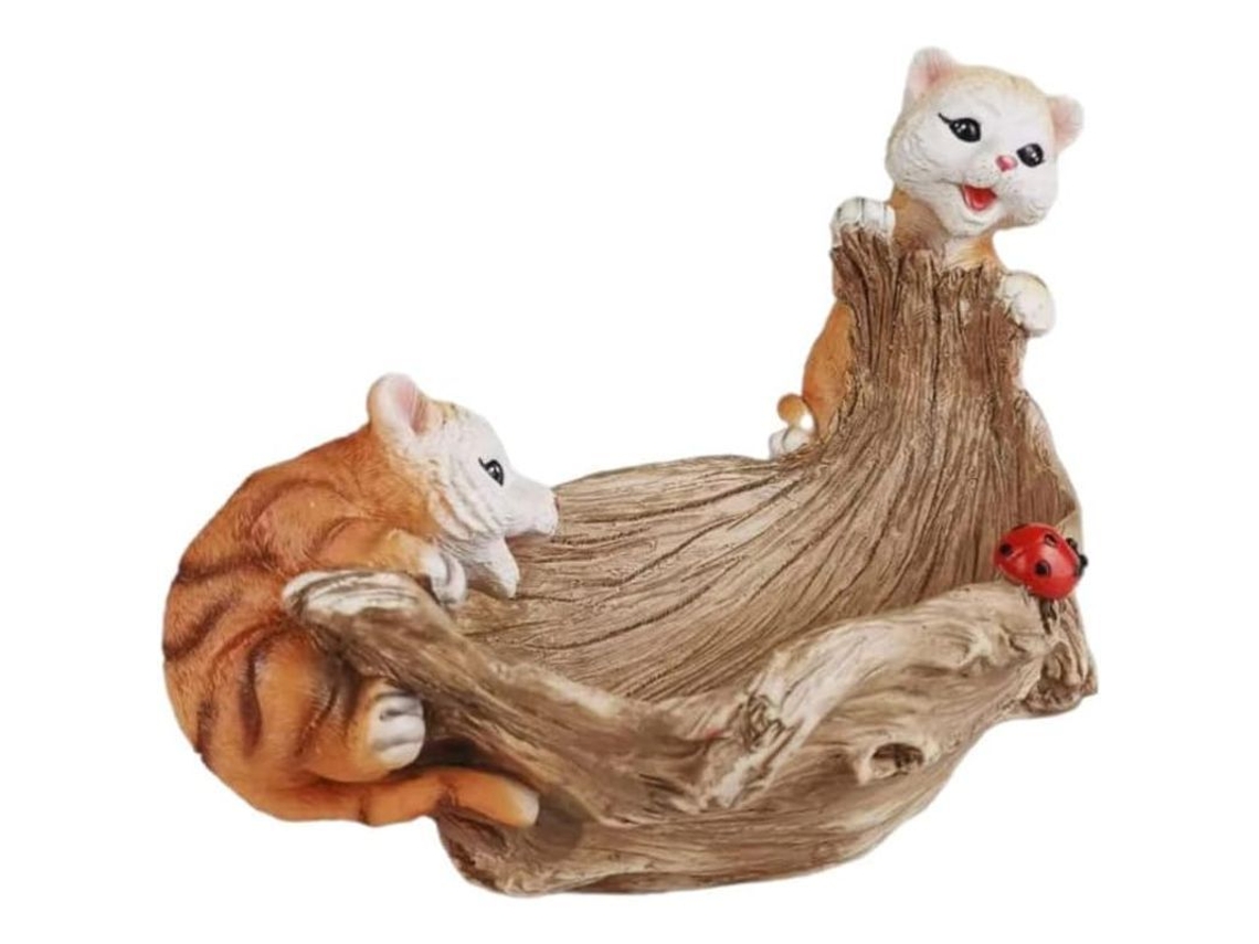 Rebe-taza De Frutas Creativa Com Design De Tigre Escultura Zodiacal Armazenamento De Joias Plato Doces Resina Duradoura
