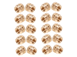 Jojofuny 120 Peças De Insertos Roscados Cobre Para Fixação A Quente, Textura De Rosca Interna Para Uso Profissional Em