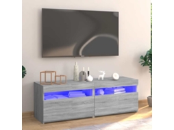 Vidaxl Móvel de Tv com Luzes Led 120x35x40 Cm Cinzento Sonoma