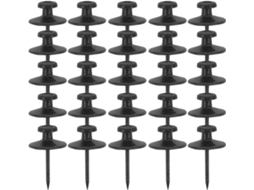 Conjunto Healifty de 30 Tachinhas Pequenas em Formato Estrela, Tachinhas Zinco League Compactas e Multifuncionais, Ideais