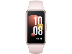 Honor Band 7, tela AMOLED de 1,47 polegadas, suporte para frequência cardíaca/oxigênio no sangue/monitoramento do sono (rosa)