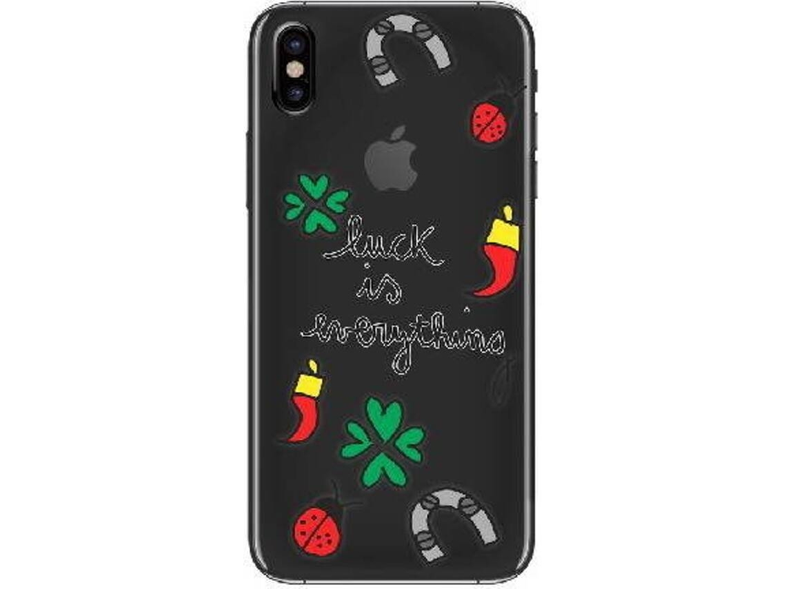 Capa iPhone 6, 6s, 7, 8 SILVIA TOSI Stickers Luck Multicor