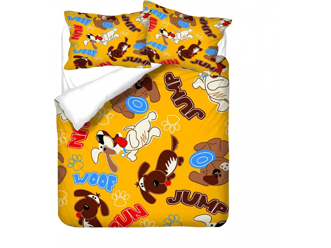 Capa de Edredom Infantil em Microfibra Fronha 140x200 Cm