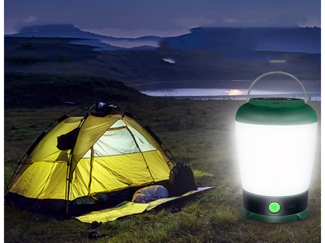 Lâmpada De Acampamento Led Recarregável Via Usb