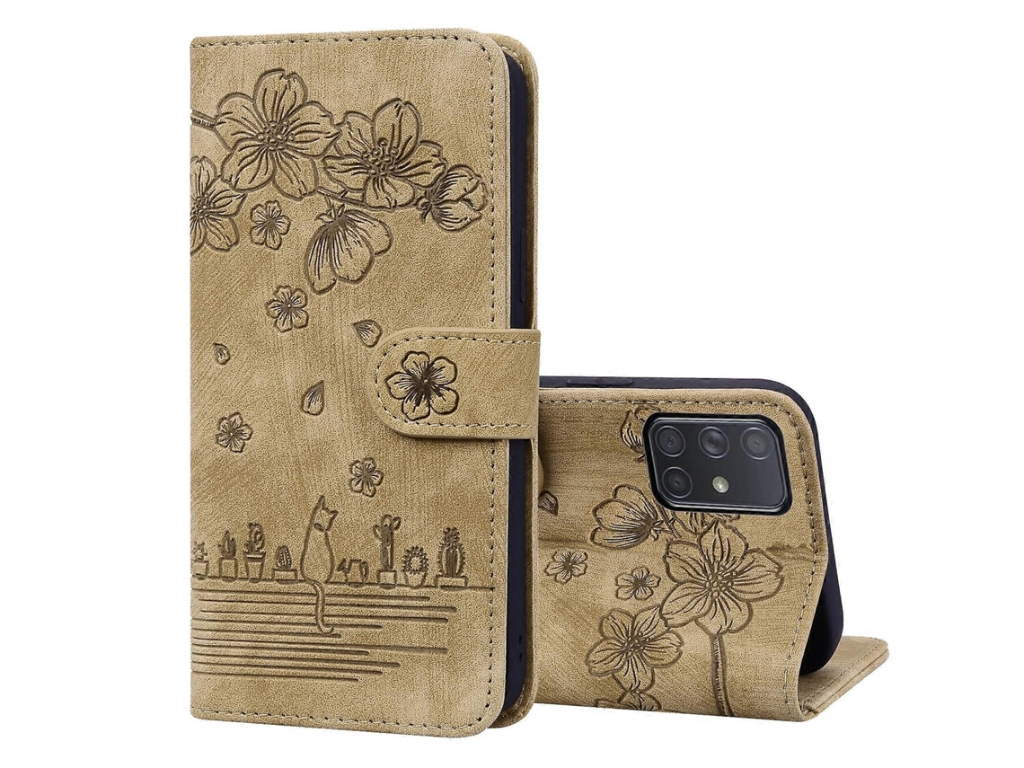 Capa Couro Para Samsung Galaxy A51 4g, Elysve