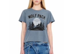 Rockinstone Twilight Movie Wolf Pack Moon Heather Indigo Adult T-shirt Size:s
