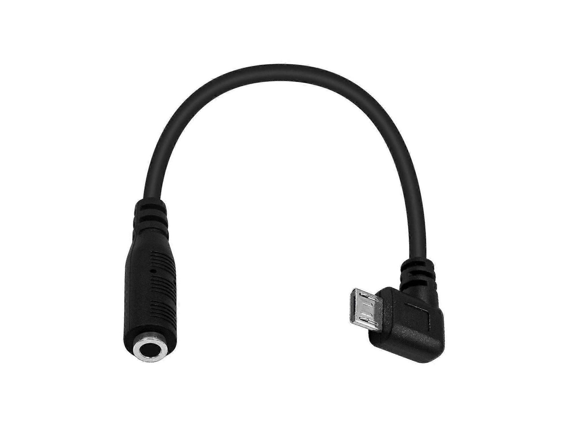 Cabo Adaptador De Áudio Micro Usb Para Jack 3,5 Mm