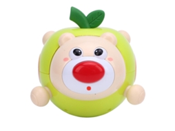 Primerox brinquedo Oscilante para Bebê com Efeitos Sonoros Educativo Infantil Puzzle Verde