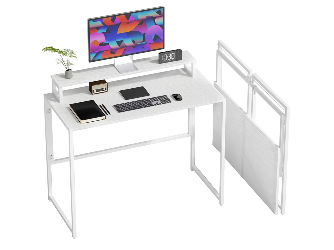 Mesa de Computador, 90x50x74 Cm, Cinza ESSÊNCIACASA