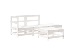 Garden Lounge Set, Garden Lounge Sets Vidaxl Branco Madeira De Pinho (n/a)
