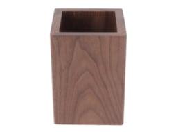 Porta utensílios de Cozinha S/MARCA de madeira nogueira com grande capacidade 4.3x3.1x3.1in