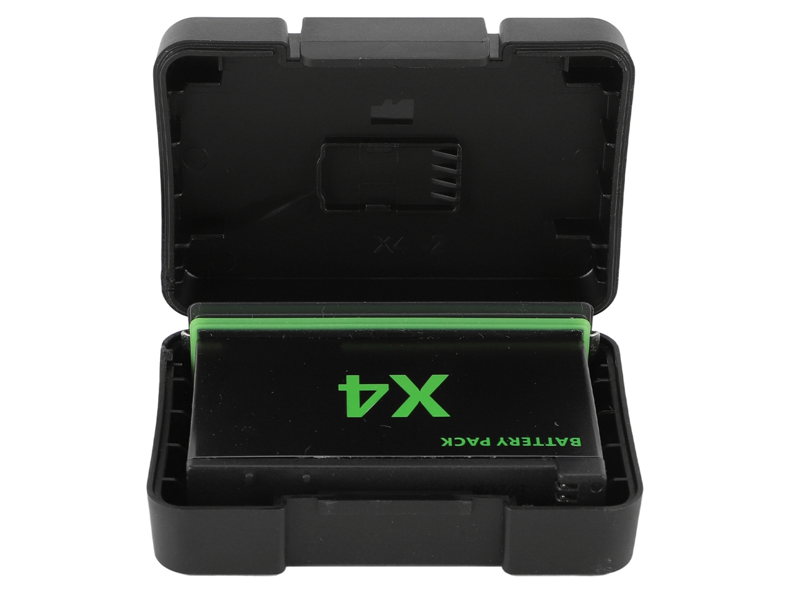 Bateria de lítio recarregável de 2500 mAh para câmera esportiva, com decodificação completa, compatível com a câmera X4 da LAXISCREED.