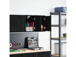 Vidaxl Armários De Parede Para Garagem 2 Pcs Derivados De Madeira
