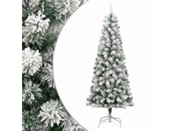 Vidaxl Árvore De Natal Artificial Articulada C/ Flocos De Neve 180 Cm