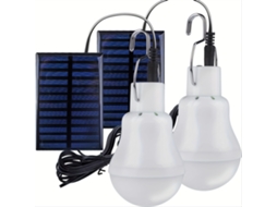 Lanterna Solar AQUAFORGE suspensa para jardim e camping com iluminação Led