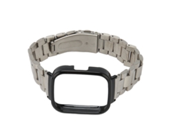 Capa Protetora Pulseira 2 Em 1 Para Redmi Watch 3 Prata