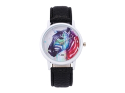 Reloj De Pulsera Para Mujer Zhoulianfa F-460a Negro Movimiento De Cuarzo