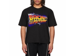 Rockinstone Back To The Future Movie Wbs Black Adult T-shirt Size:m