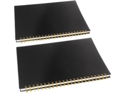 Livre De Comptabilidade Excel 2pcs 60 Folhas Com Grade Vertical E Horizontal Para Profissionais E Uso Externo