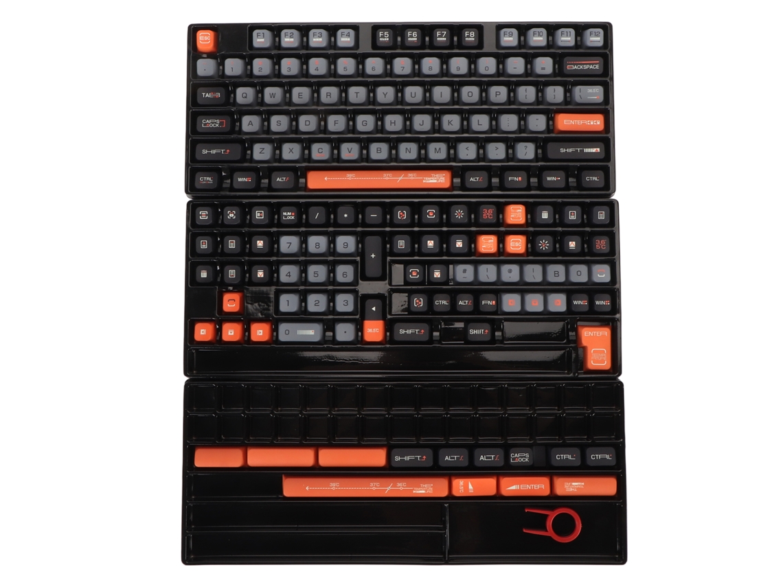 154 Keycaps De Teclado Mecânico Pbt Xda