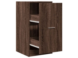 Apothecary Cabinet, Apothecary Cabinets Vidaxl Marrom Madeira Processada (40 X 41 X 77.5 Cm)