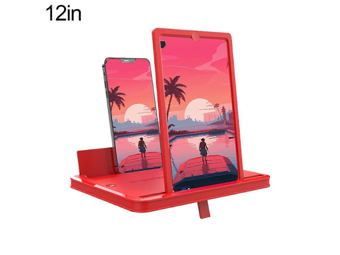 Amplificador De Tela De Celular 10/12/14 Polegadas Hd Dobrável Com Ângulo Ajustável, Suporte Amplificador Para Smartphone - Pacote Com 3