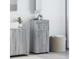 Vidaxl Conjunto De Armários Para Banheiro Tulum Cinza Sonoma