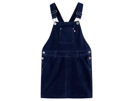 Vestido de Criança VIDAXL Peitilho Vida Xl Bombazina 116.0 Azul (116 cm)