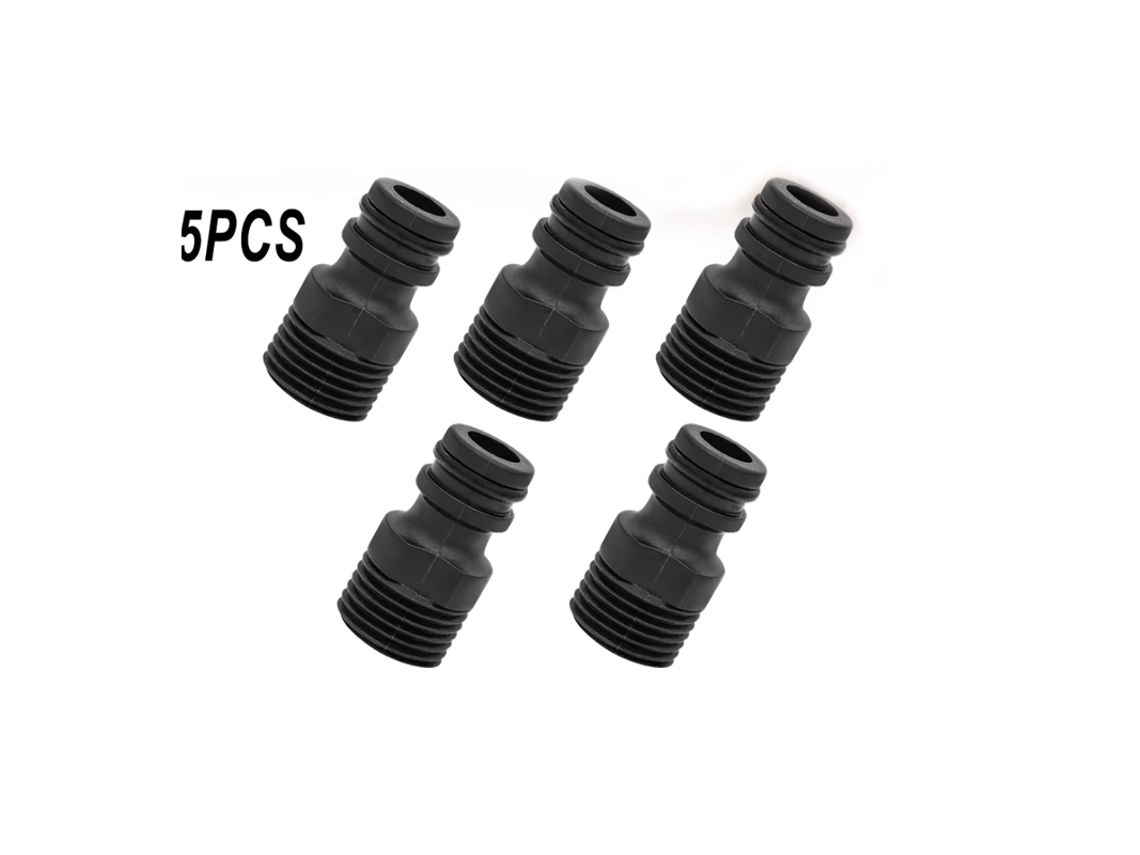 Adaptador Para Mangueira, Para Sistemas De Rega, Depósitos E Tubagens Exteriores, Ligação Segura, Prática E Resistente A Fugas