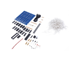 Kit Led Diy 8x8x8 Lâmpada Branca Luz Azul 3d Eletrônico